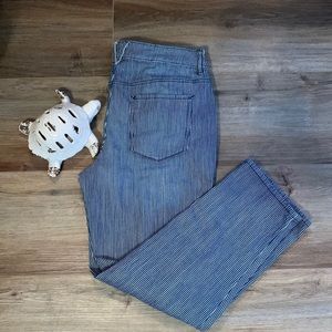 Chico’s Platinum pin stripped pants
